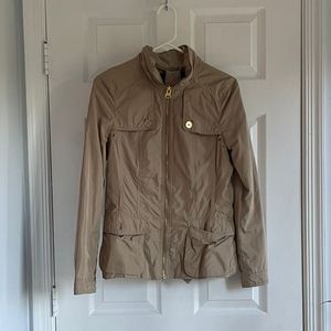 Zara Basics Beige Coat with Belt Size S